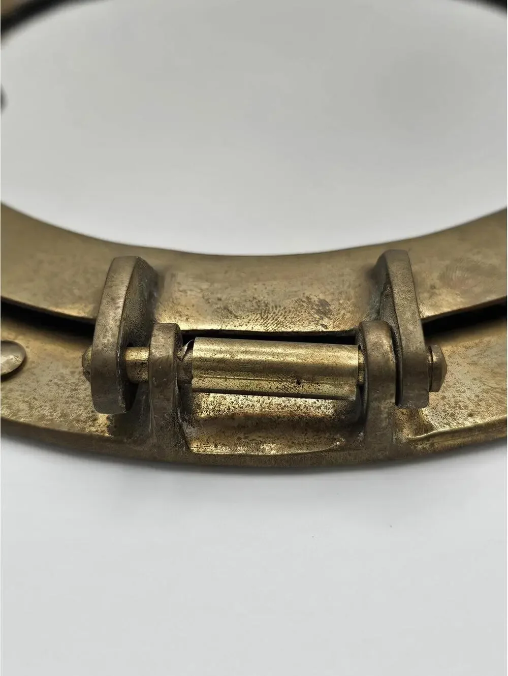 Vintage Brass Porthole Mirror Nautical Maritime Wall Decor Industrial Style